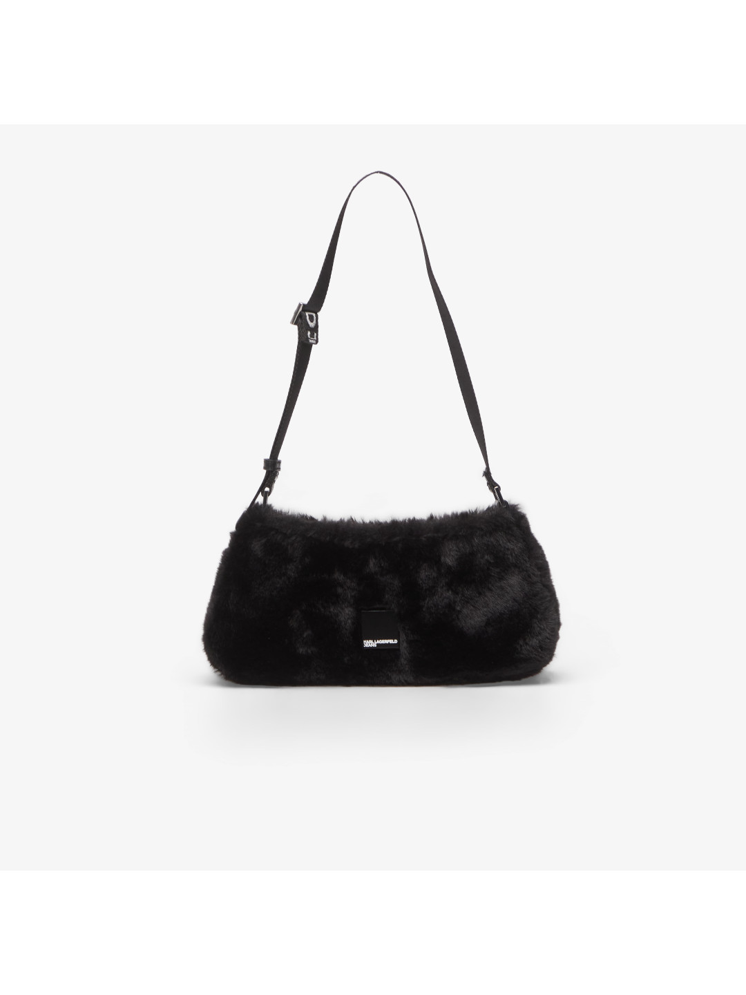 Taška Karl Lagerfeld Jeans Box Logo Ew Shb Furry Black Universal