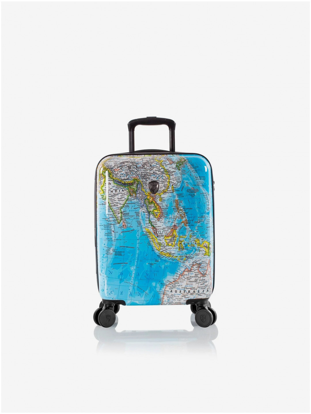 Modrý vzorovaný cestovní kufr Heys Journey 3G S