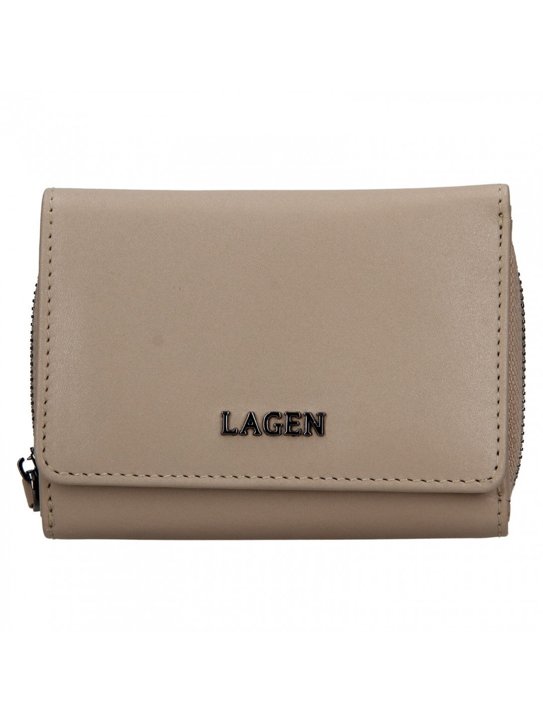 Dámská kožená peněženka Lagen Stelna – béžová