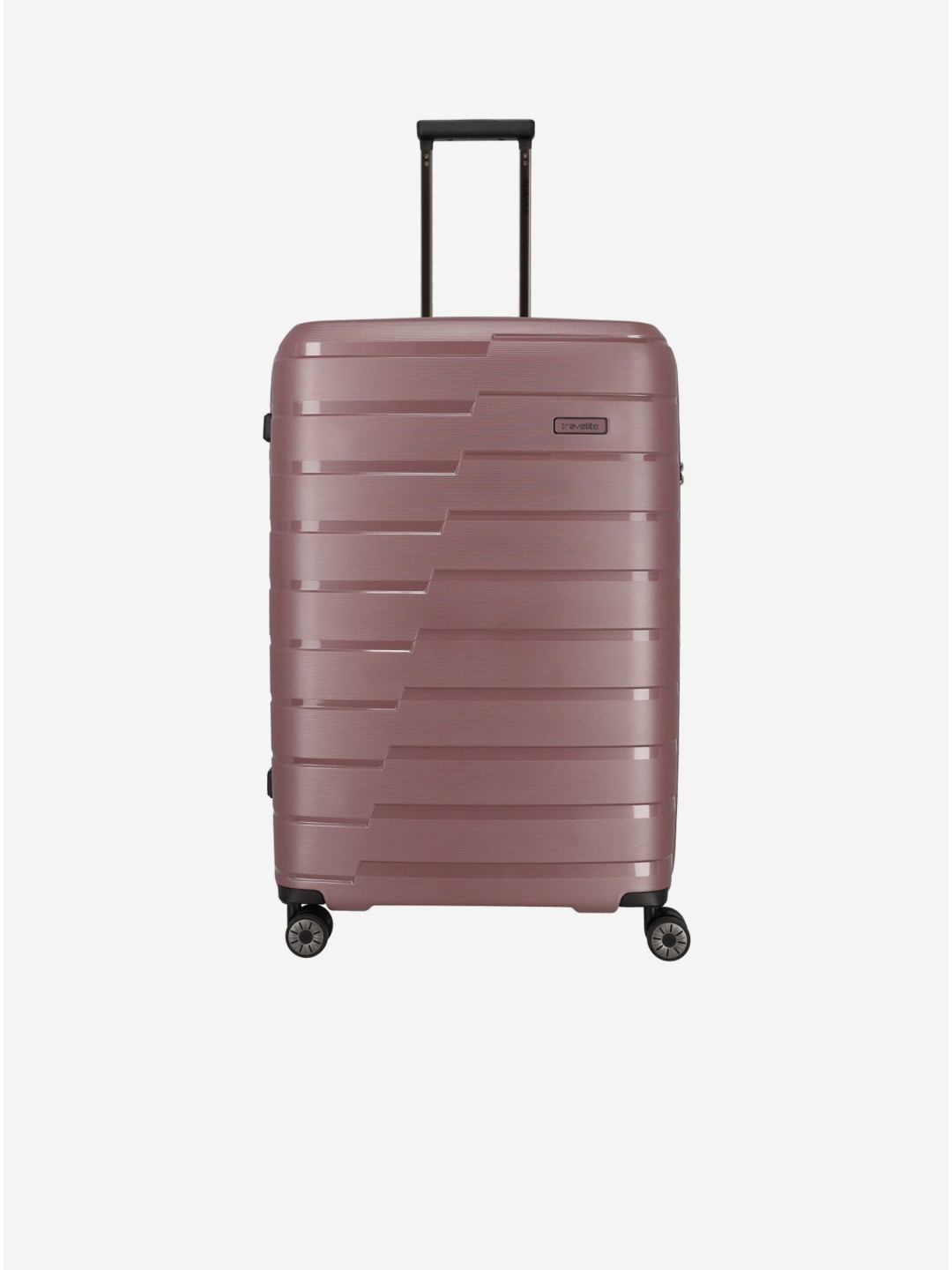 Růžový cestovní kufr Travelite Air Base L