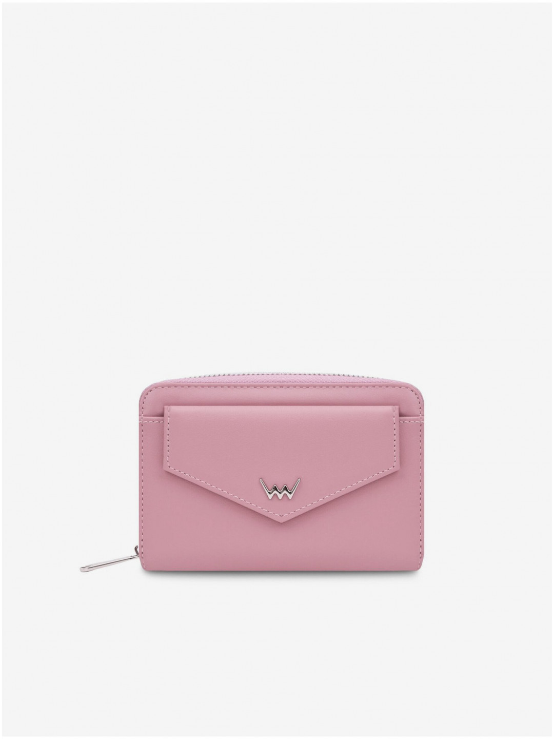 Růžová dámská kožená peněženka Vuch Rubis Creme