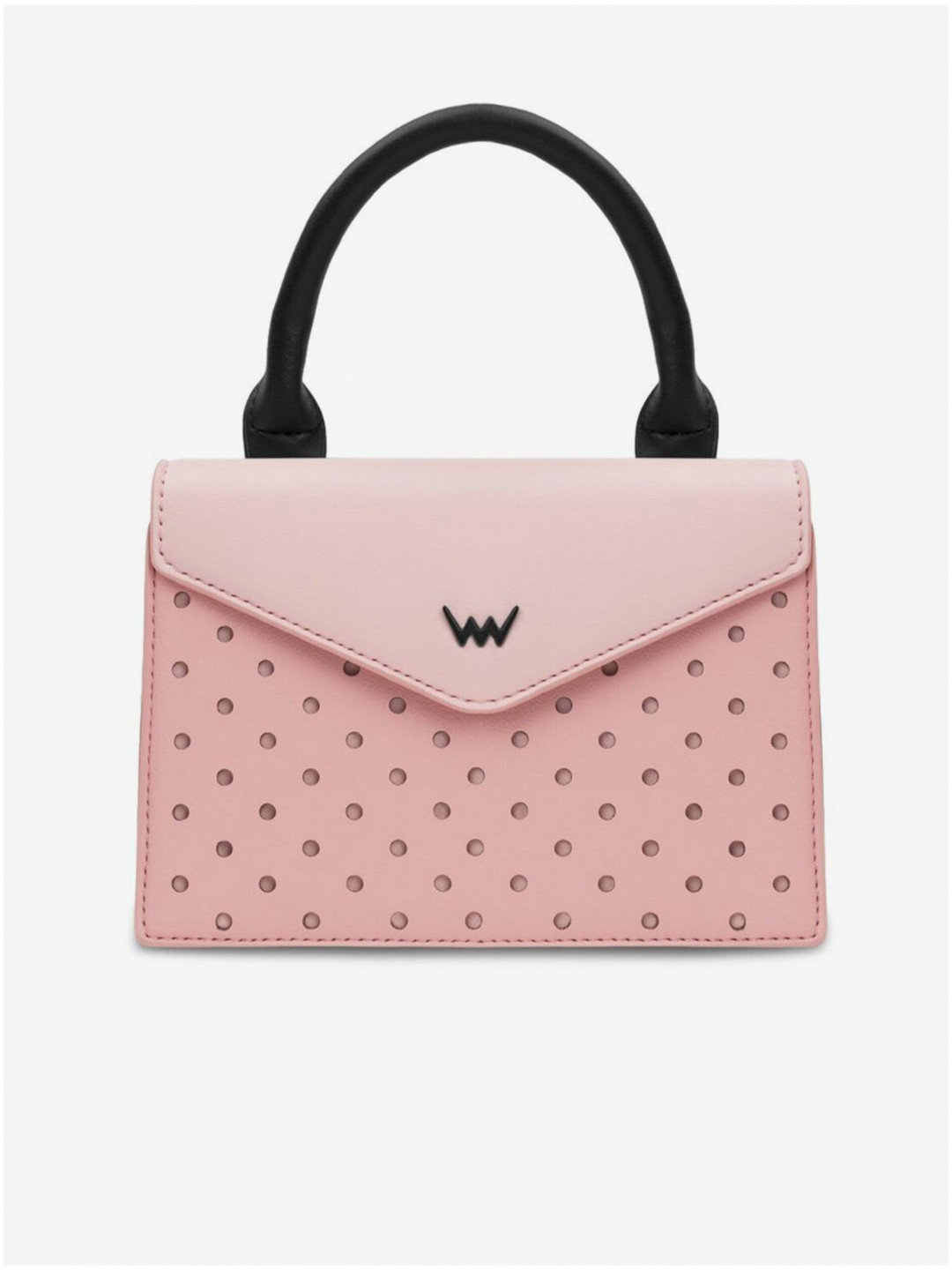Růžová dámská puntíkovaná kabelka Vuch Effie Pink