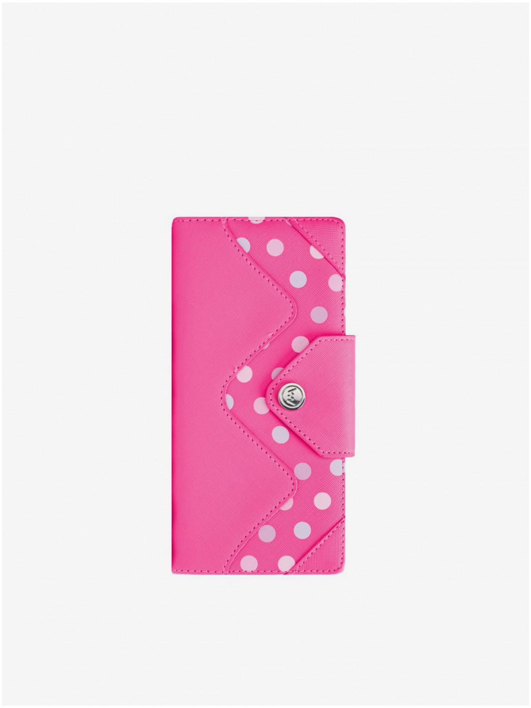 Růžová dámská puntíkovaná peněženka VuchTanita Pink