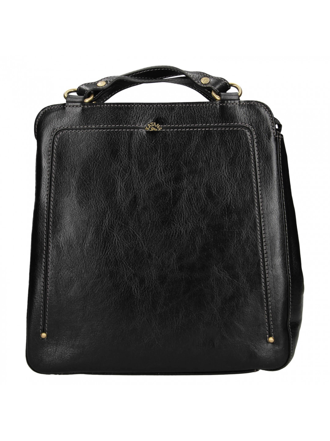 Dámská kožená batůžko kabelka Katana Viola – černá