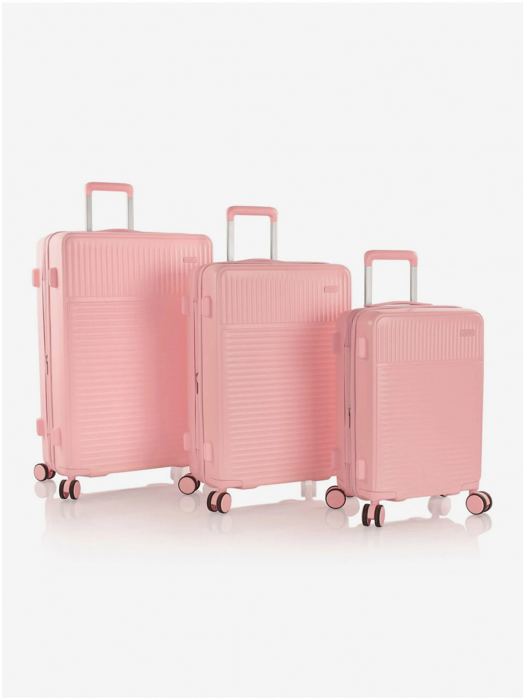Sada tří dámských cestovních kufrů v růžové barvě Heys Pastel S M L Blush