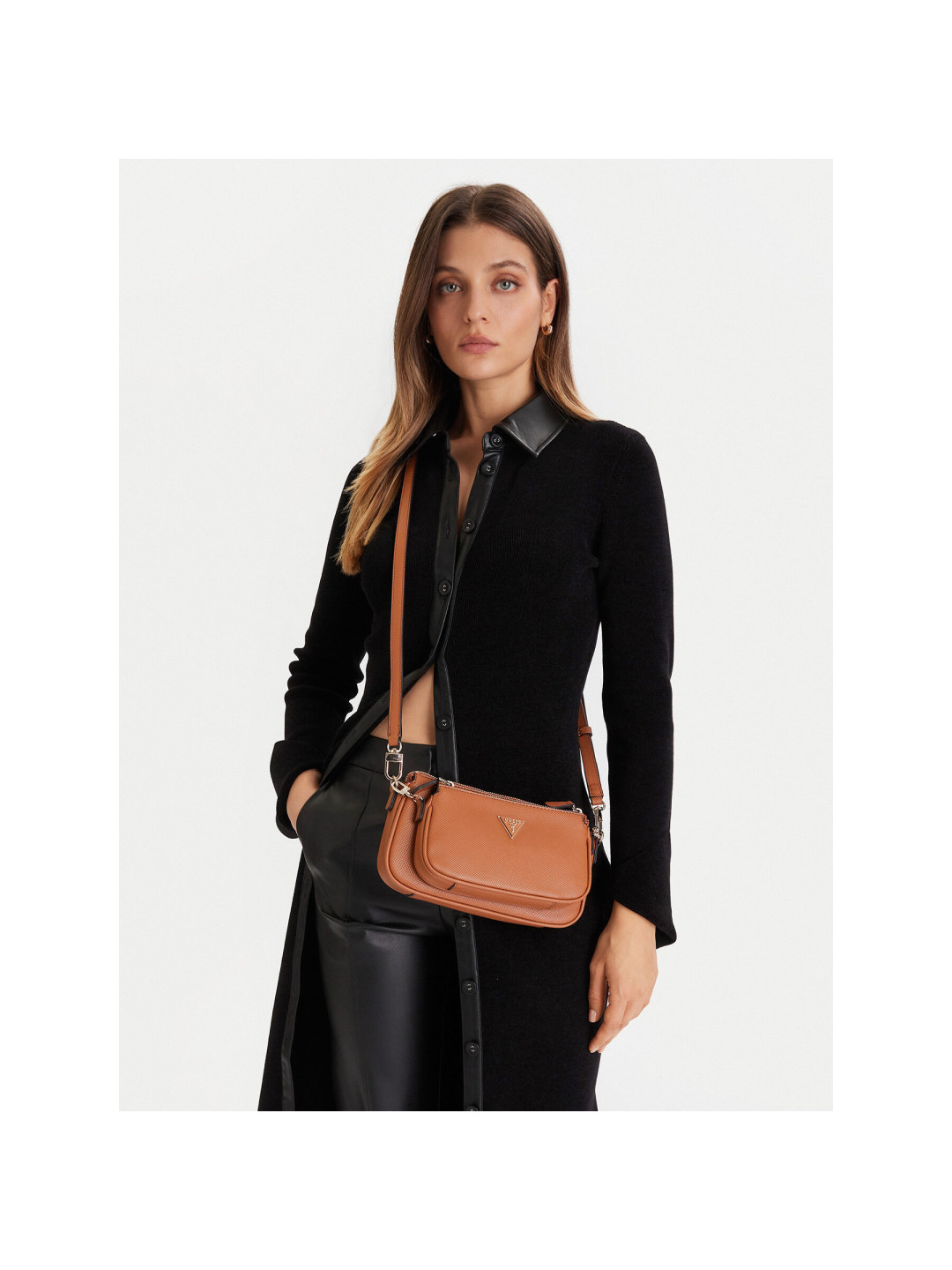 Kabelka Guess Noelle II Mini HWZG96 72710 Hnědá