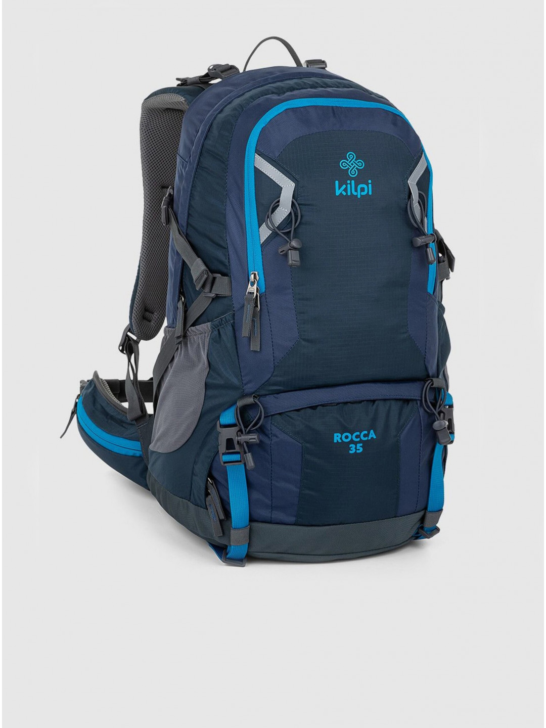 Tmavě modrý unisex sportovní batoh Kilpi ROCCA 35 l