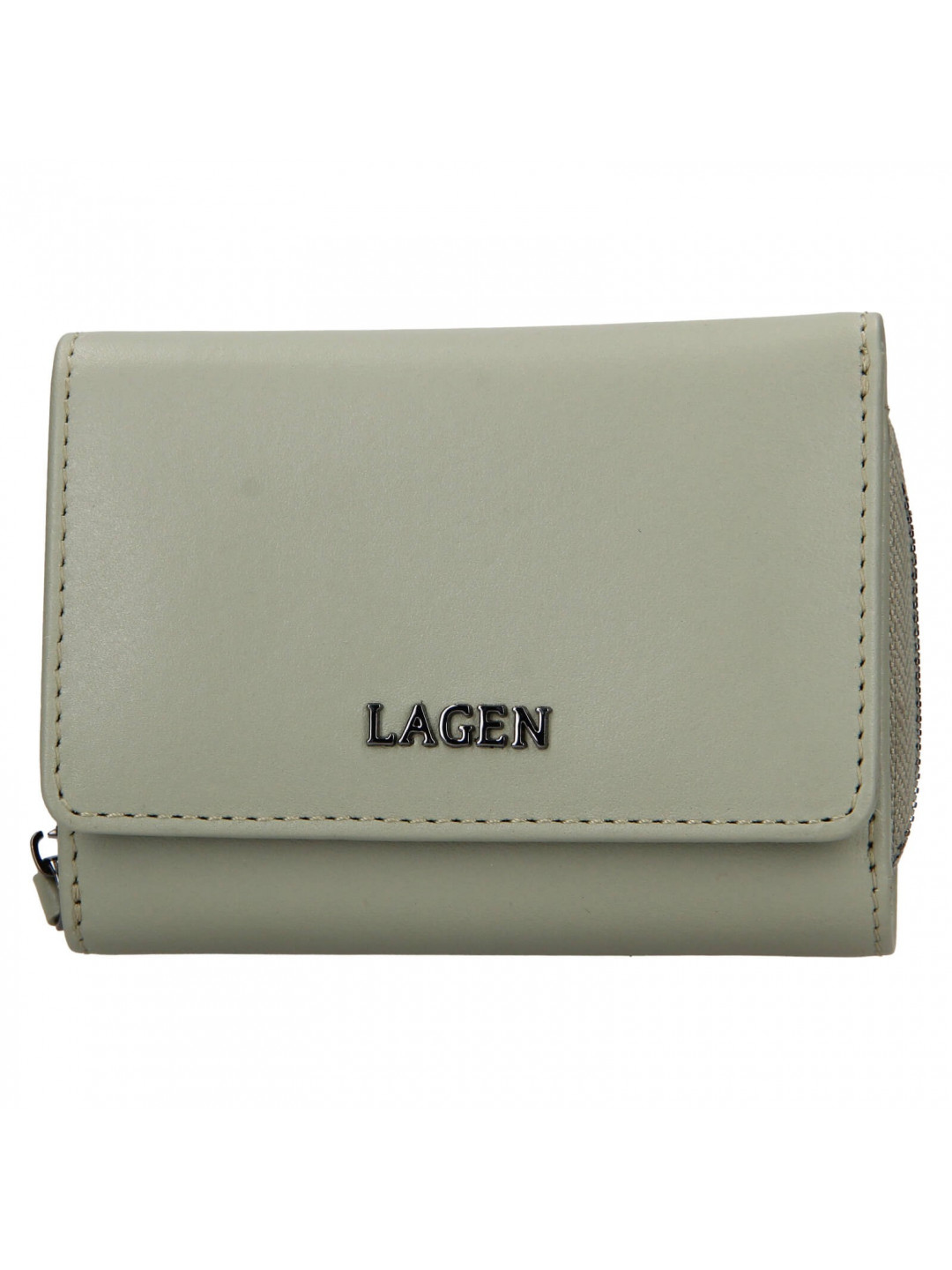 Dámská kožená peněženka Lagen Stelna – světle zelená
