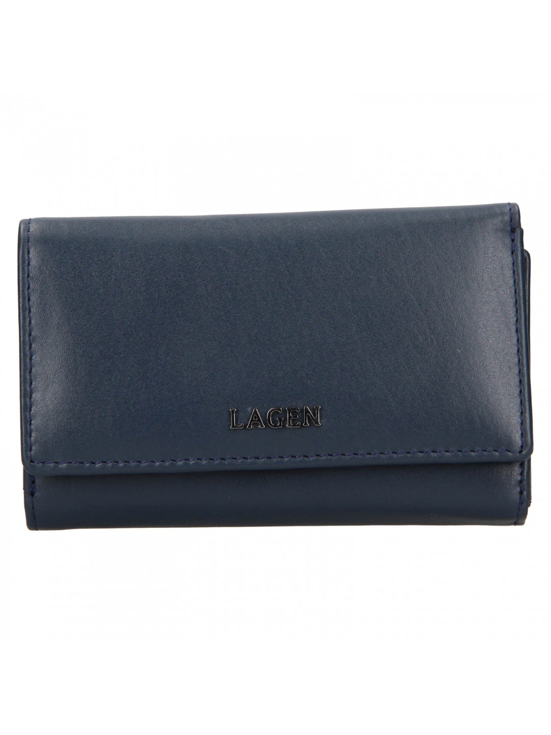 Dámská kožená peněženka Lagen Slávka – tmavě modrá