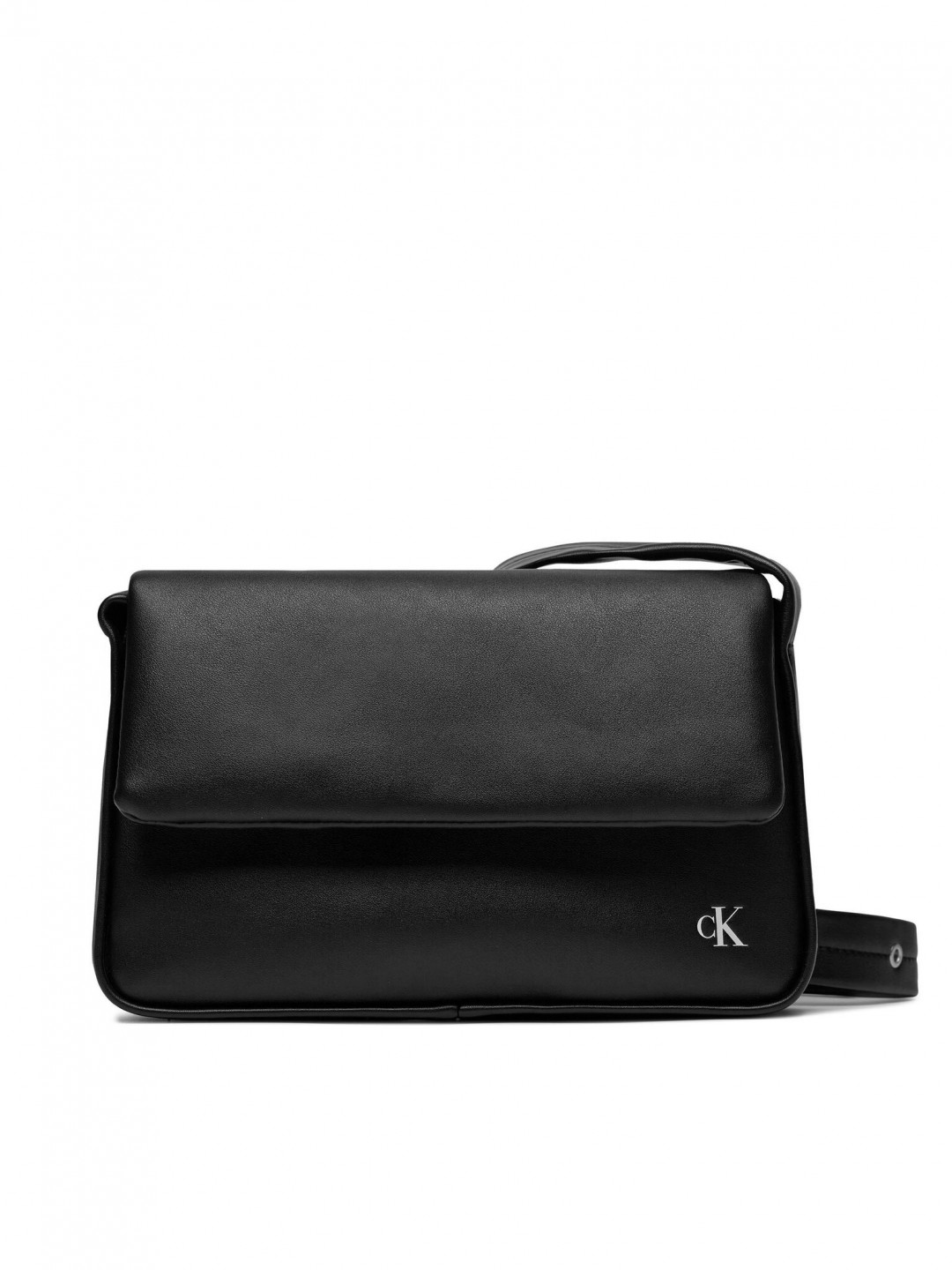 Calvin Klein Jeans Kabelka Block Flap Shoulderbag25 Pu K60K611467 Černá