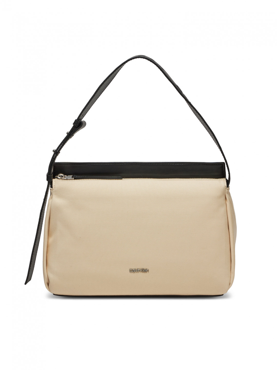 Calvin Klein Jeans Kabelka Gracie Shoulder Bag Canvas K60K611455 Bílá
