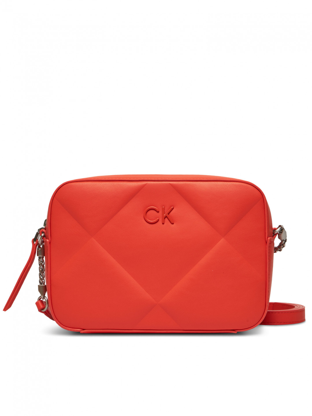 Calvin Klein Kabelka Re-Lock Quilt Camera Bag K60K610767 Oranžová