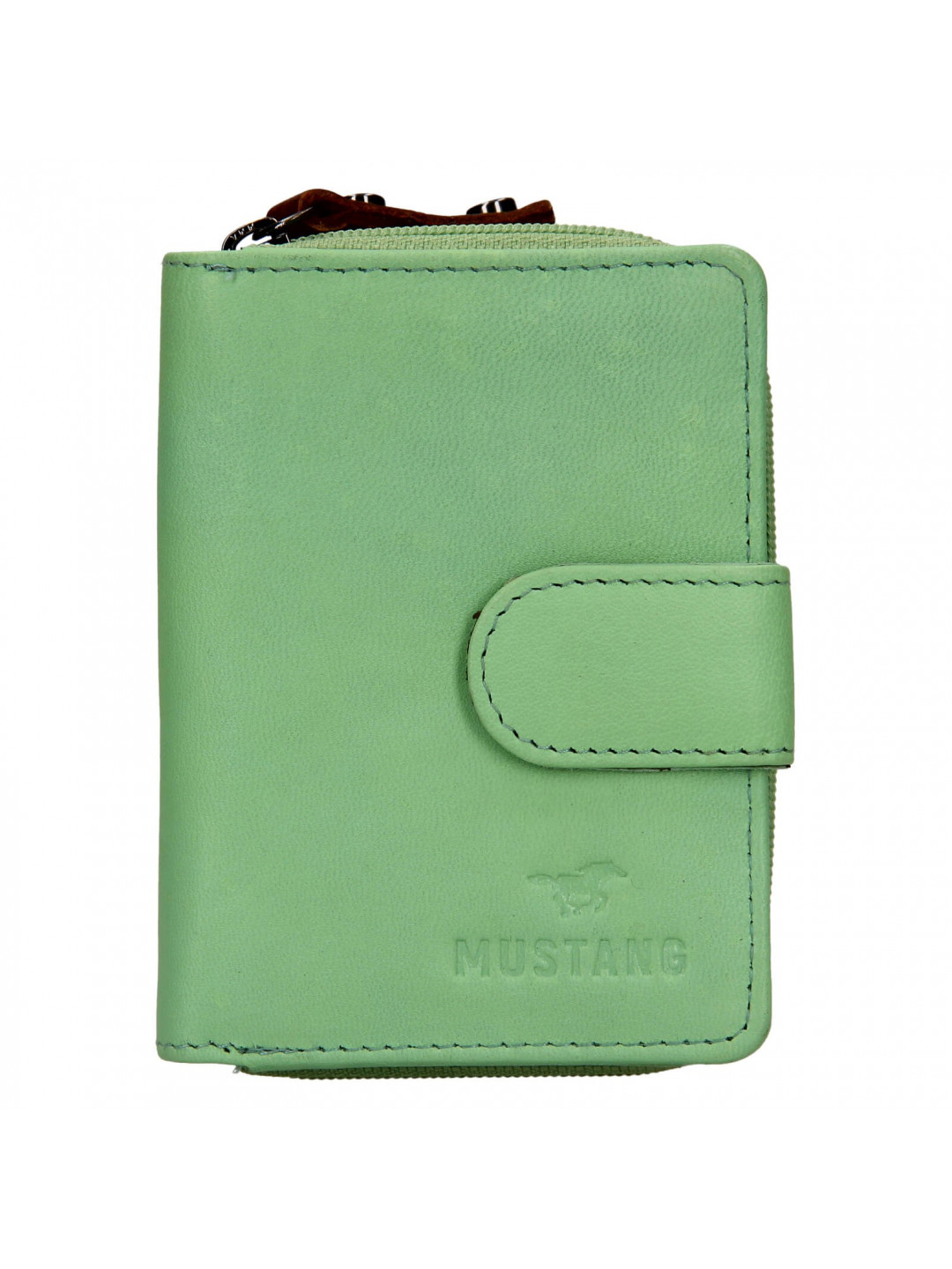 Dámská kožená peněženka Mustang Olga – zelená