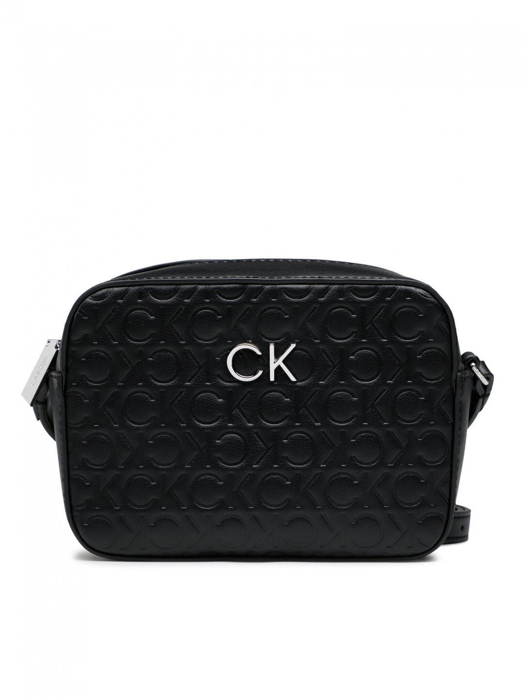 Calvin Klein Kabelka Re-Lock Camera Bag Emb Mono K60K610199 Černá
