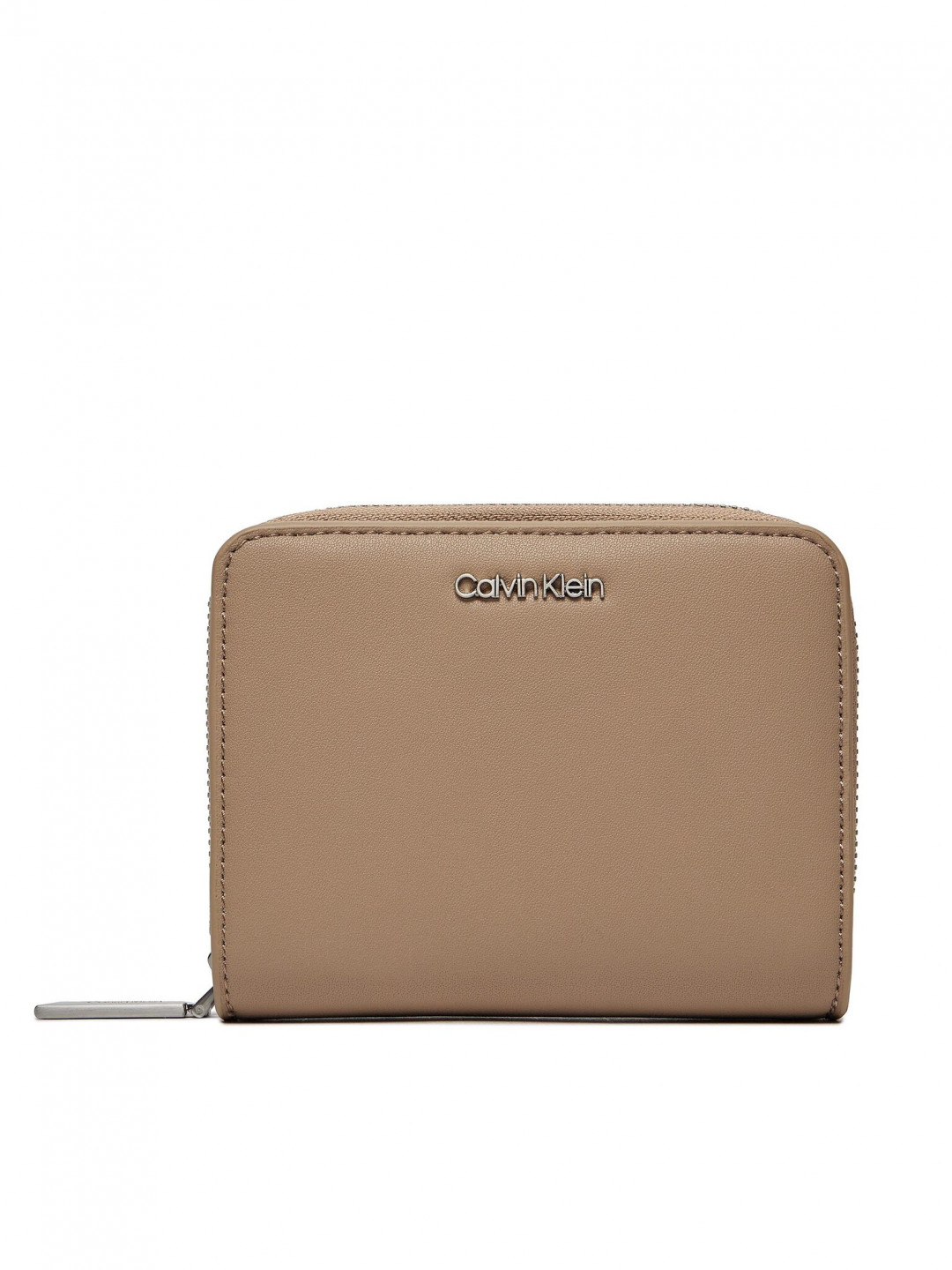 Calvin Klein Malá dámská peněženka Ck Must Z A Wallet W Flap Md K60K607432 Béžová