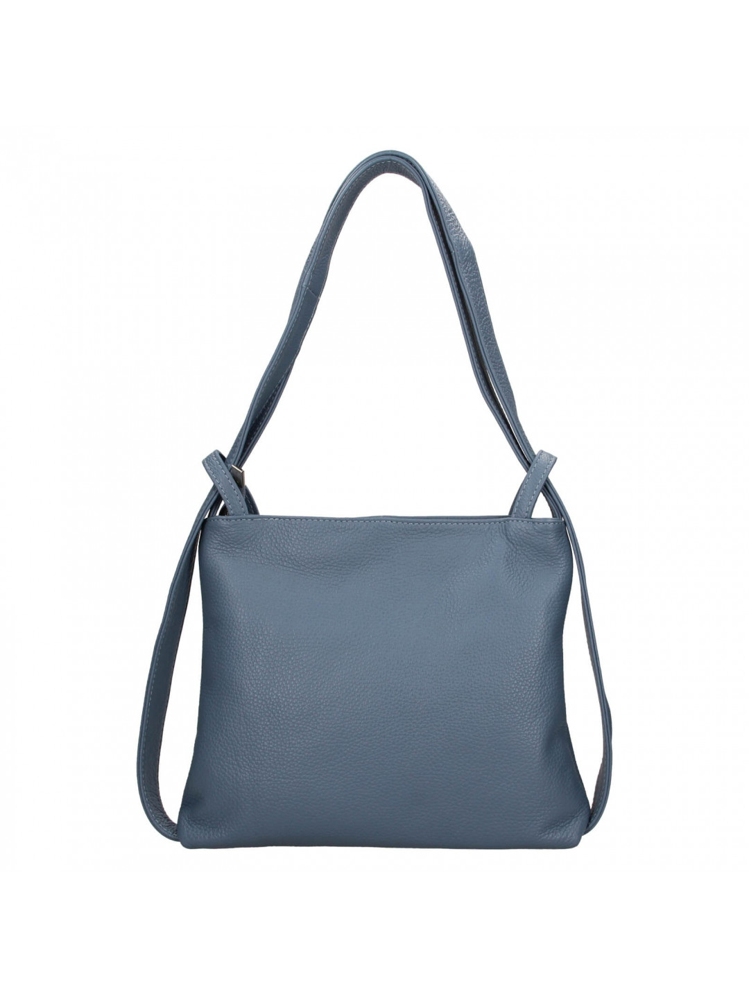 Dámská kožená batůžko-kabelka Italia Maria – tmavě modrá
