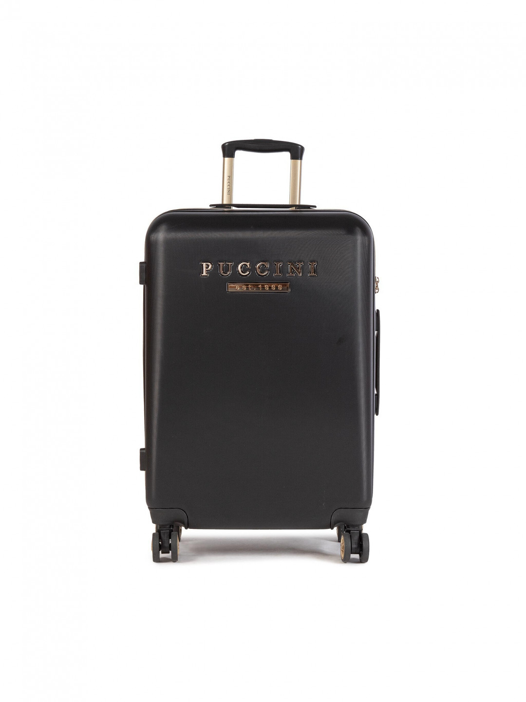 Puccini Střední kufr Los Angeles ABS017B Černá
