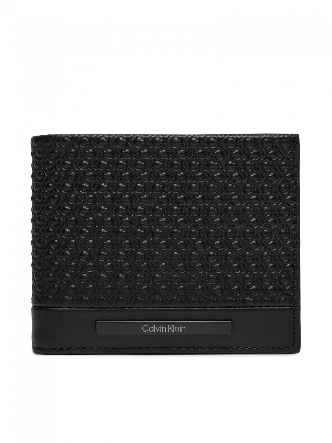 Calvin Klein Velká pánská peněženka Modern Bar Bifold 5Cc W Coin K50K511378 Černá