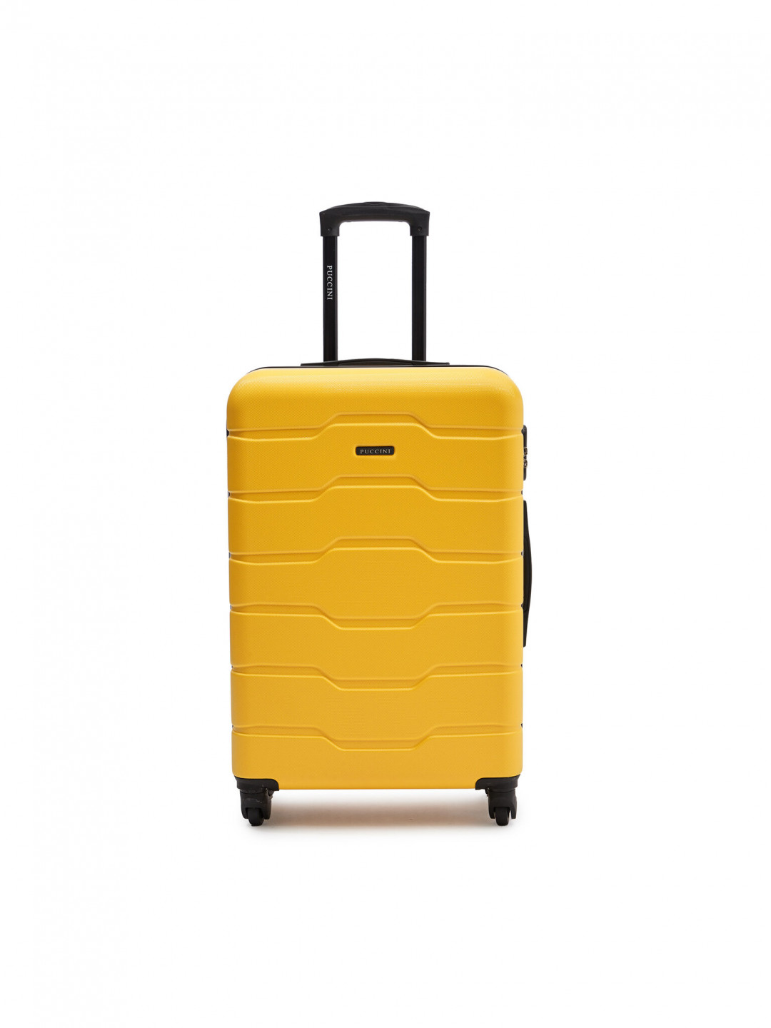 Puccini Střední kufr ABS024B Žlutá