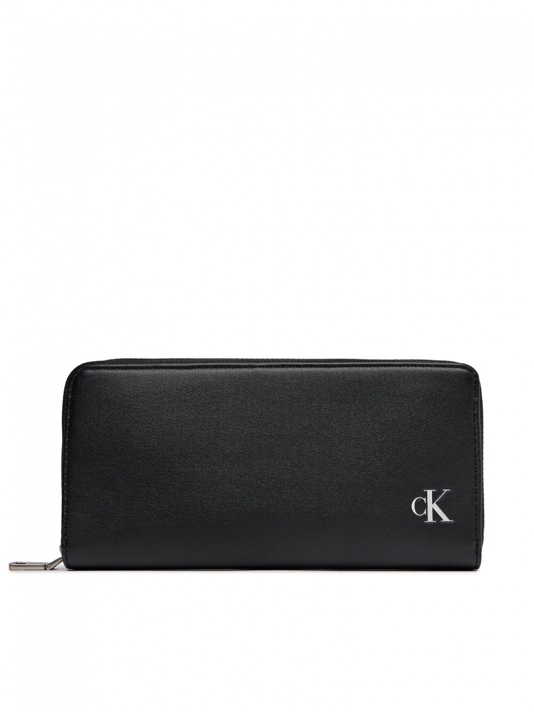 Calvin Klein Jeans Velká dámská peněženka Block Zip Around Pu K60K611478 Černá