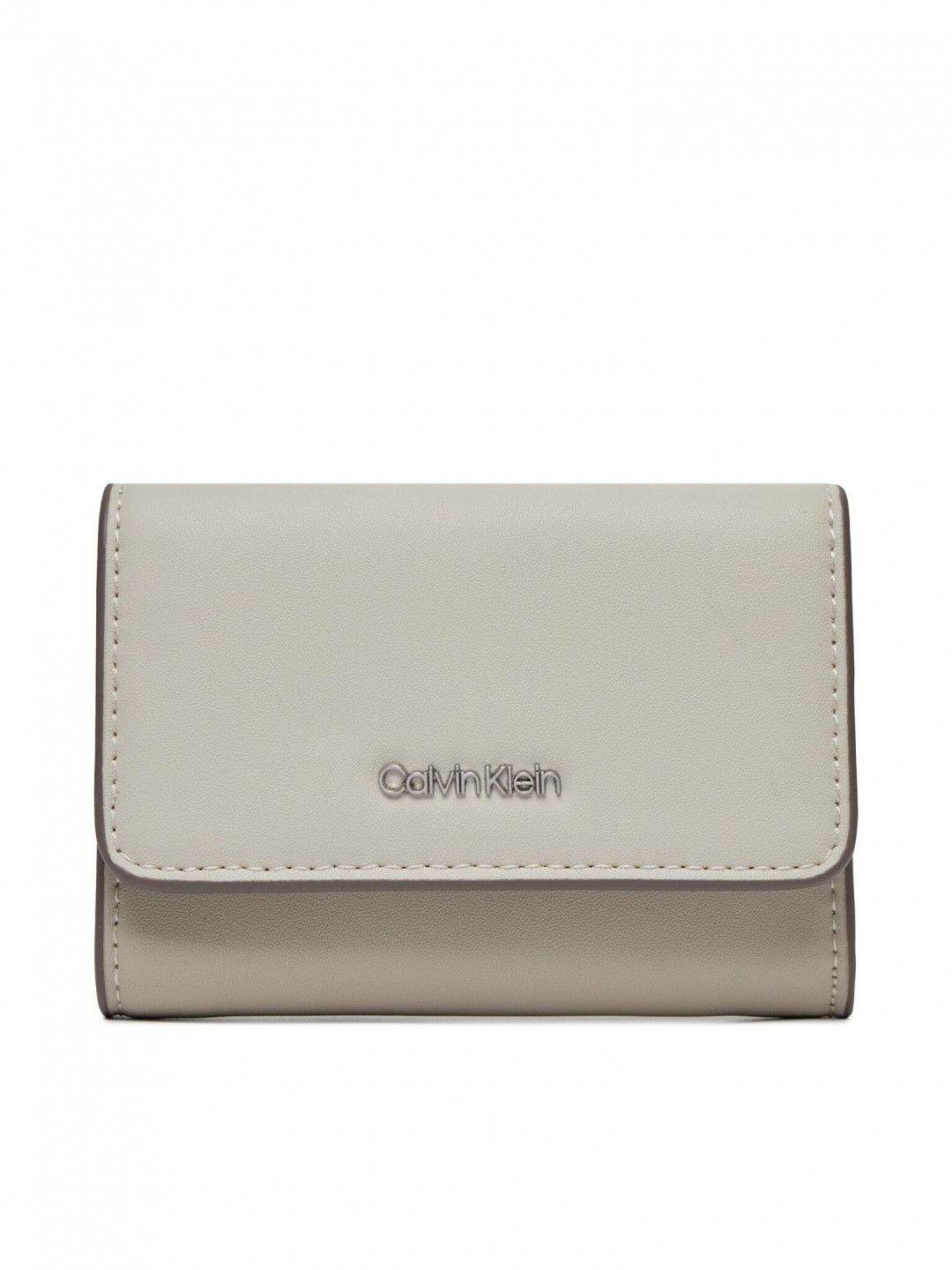 Calvin Klein Velká dámská peněženka Ck Must Trifold Sm Block K60K611435 Bílá