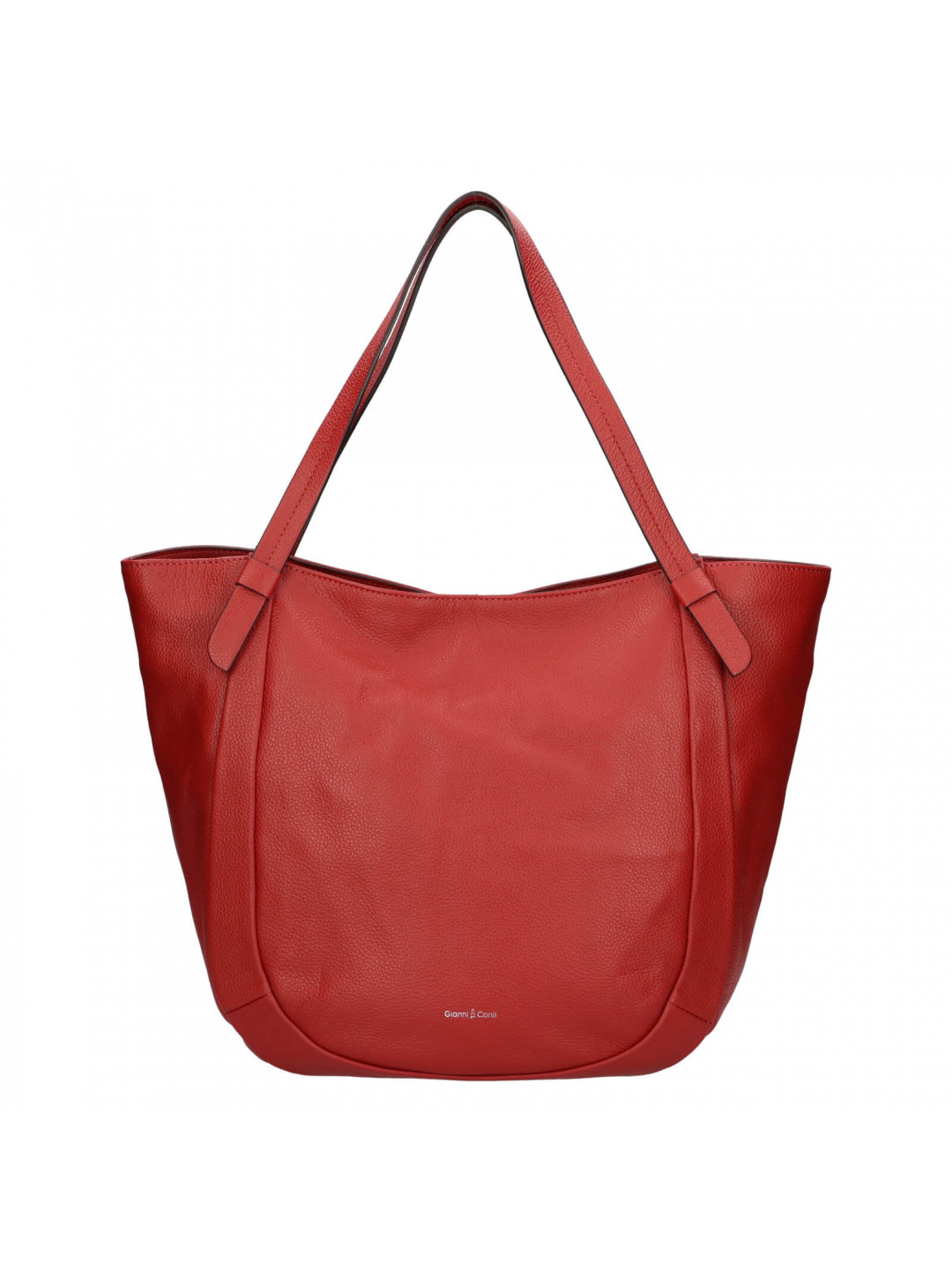 Dámská kožená kabelka Gianní Conti Diana – červená