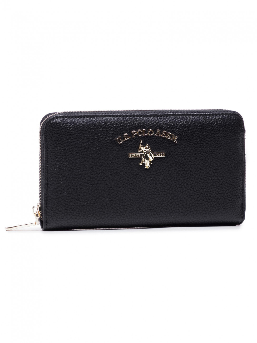 U S Polo Assn Velká dámská peněženka Stanford L Zip Wallet BEUSS5184WVP000 Černá