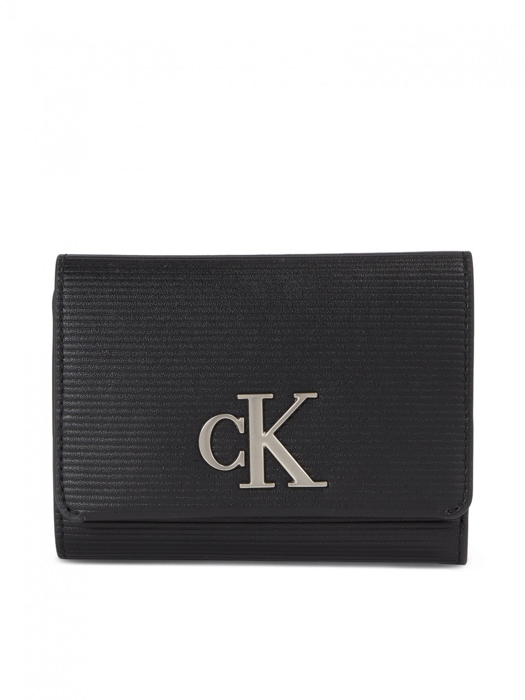 Calvin Klein Jeans Dámská peněženka Minimal Monogram Med Trifold T K60K611237 Černá