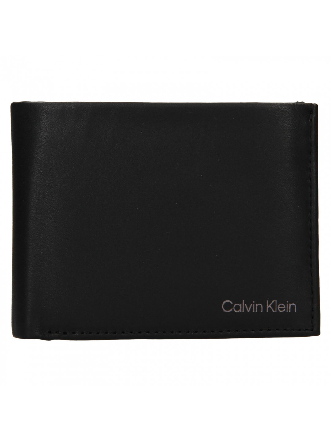 Pánská kožená peněženka Calvin Klein Wats – černá