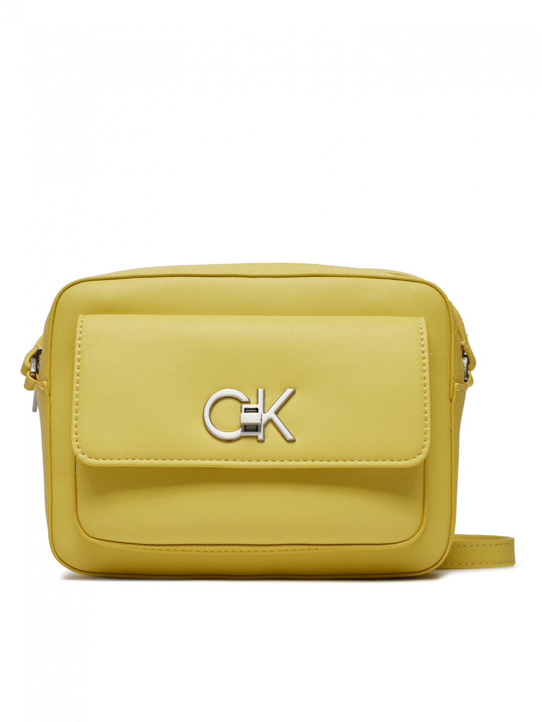 Calvin Klein Kabelka Re-Lock Camera Bag W Flap K60K611083 Žlutá