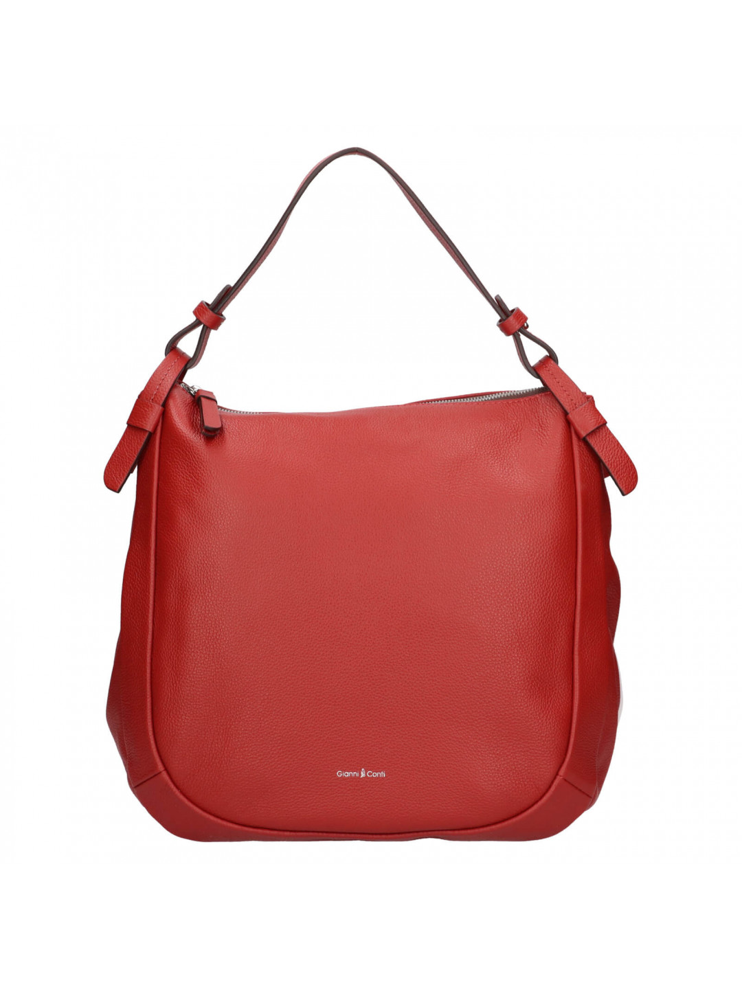 Dámská kožená kabelka Gianní Conti Matilda – červená