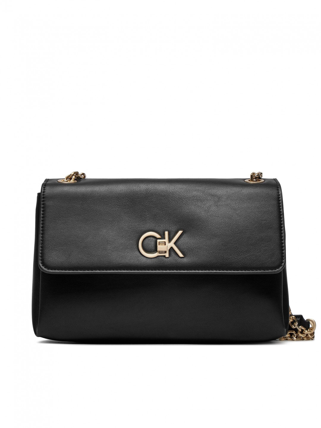 Calvin Klein Kabelka Re-Lock Ew Conv Crossbody K60K611084 Černá