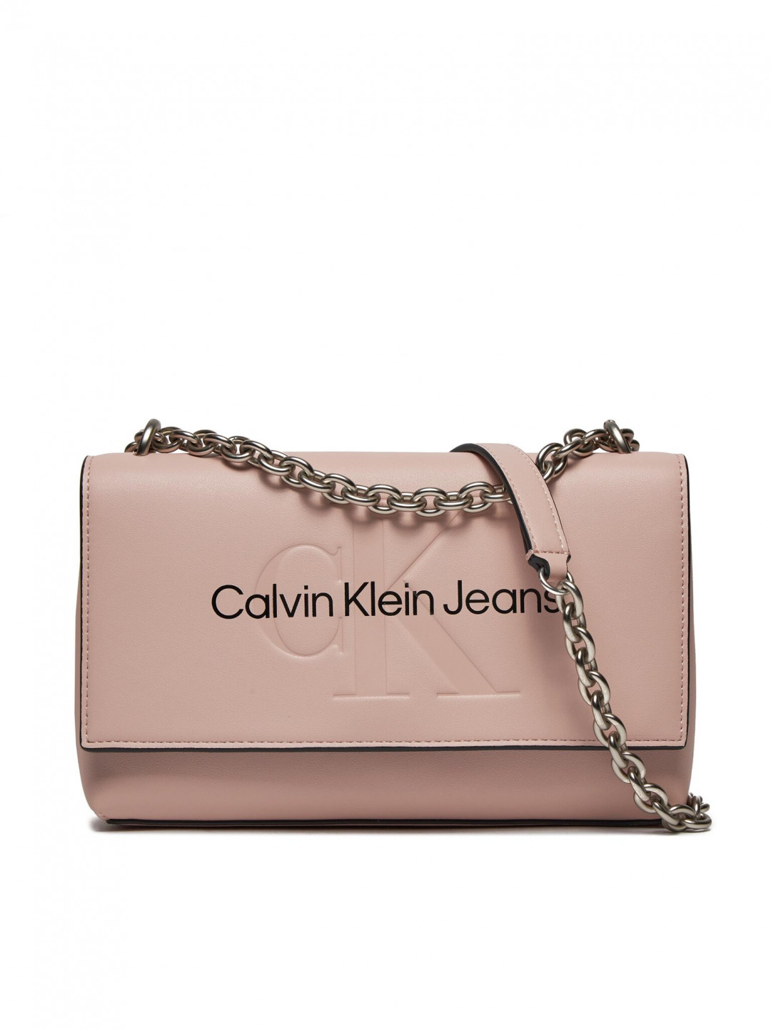 Calvin Klein Jeans Kabelka Sculpted Ew Flap Conv25 Mono K60K611866 Růžová