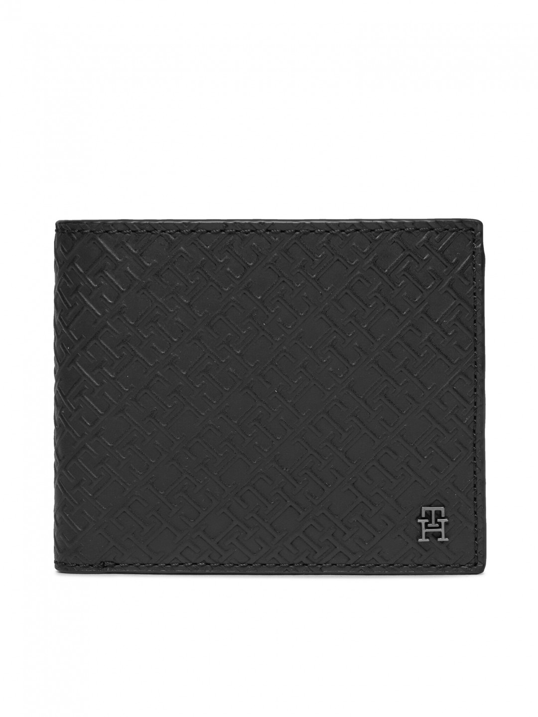 Tommy Hilfiger Velká pánská peněženka Th Monogram Cc Flap And Coin AM0AM11846 Černá