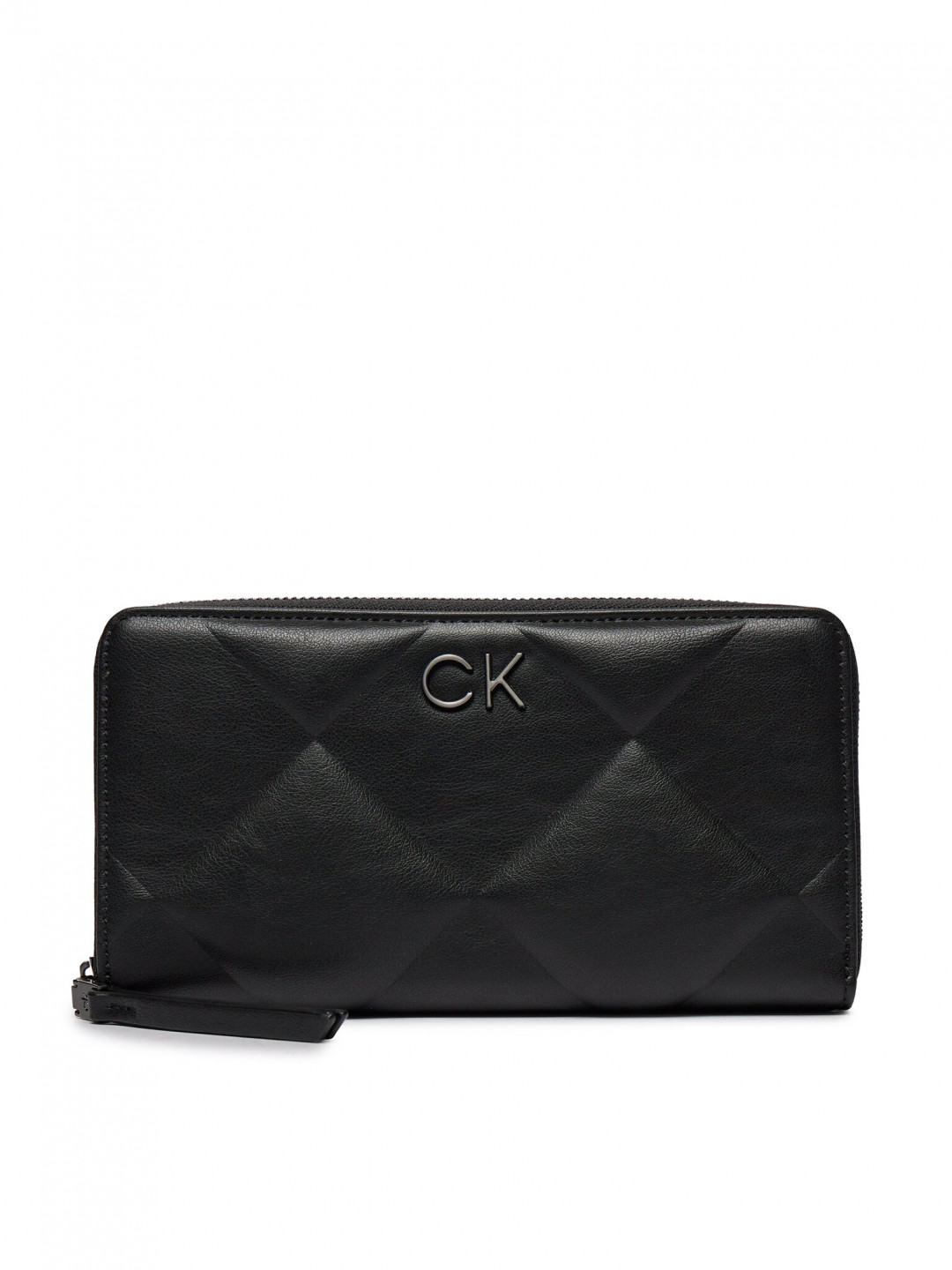 Calvin Klein Velká dámská peněženka Re-Lock Quilt Za Wallet Lg K60K610774 Černá