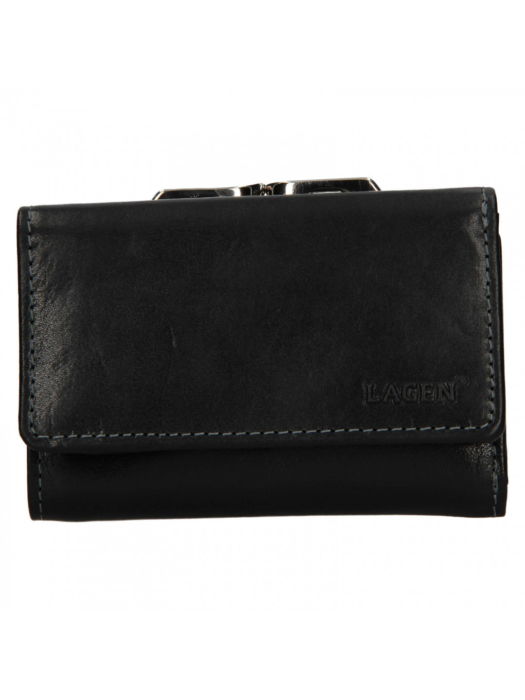 Dámská kožená peněženka Lagen Stela – černá