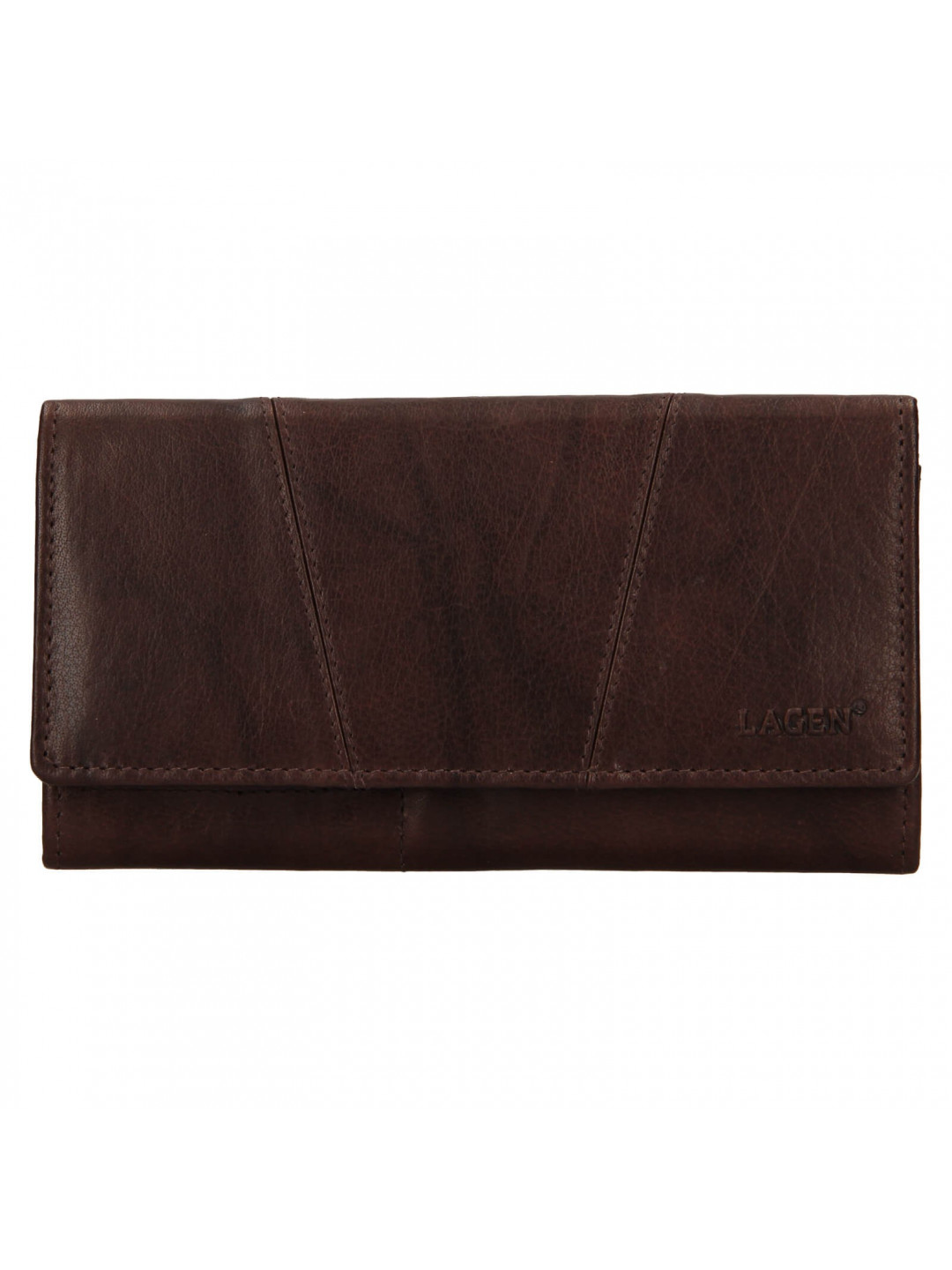 Dámská peněženka Lagen Monas – tmavě hnědá
