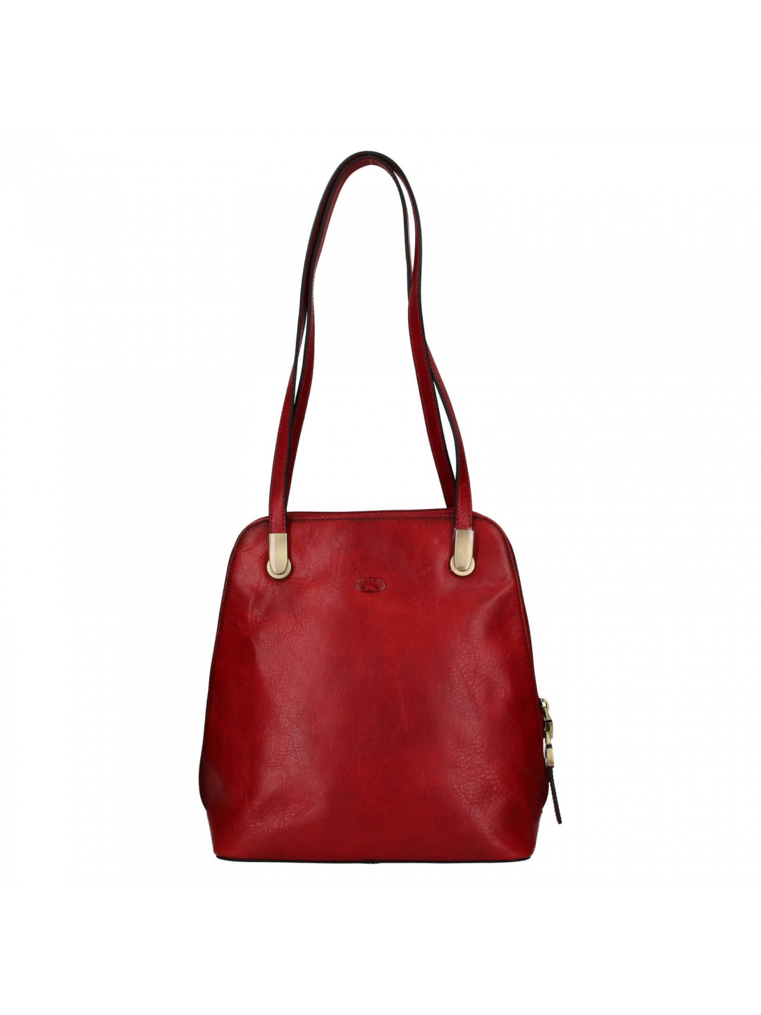 Dámská kožená batůžko kabelka Katana Maura – červená