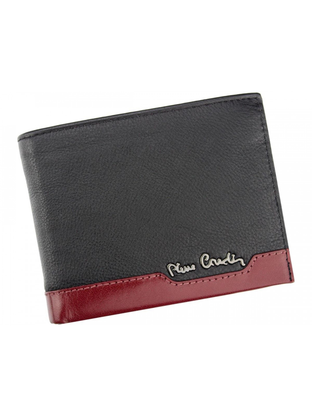 Pánská kožená peněženka Pierre Cardin Berdy – černo-červená