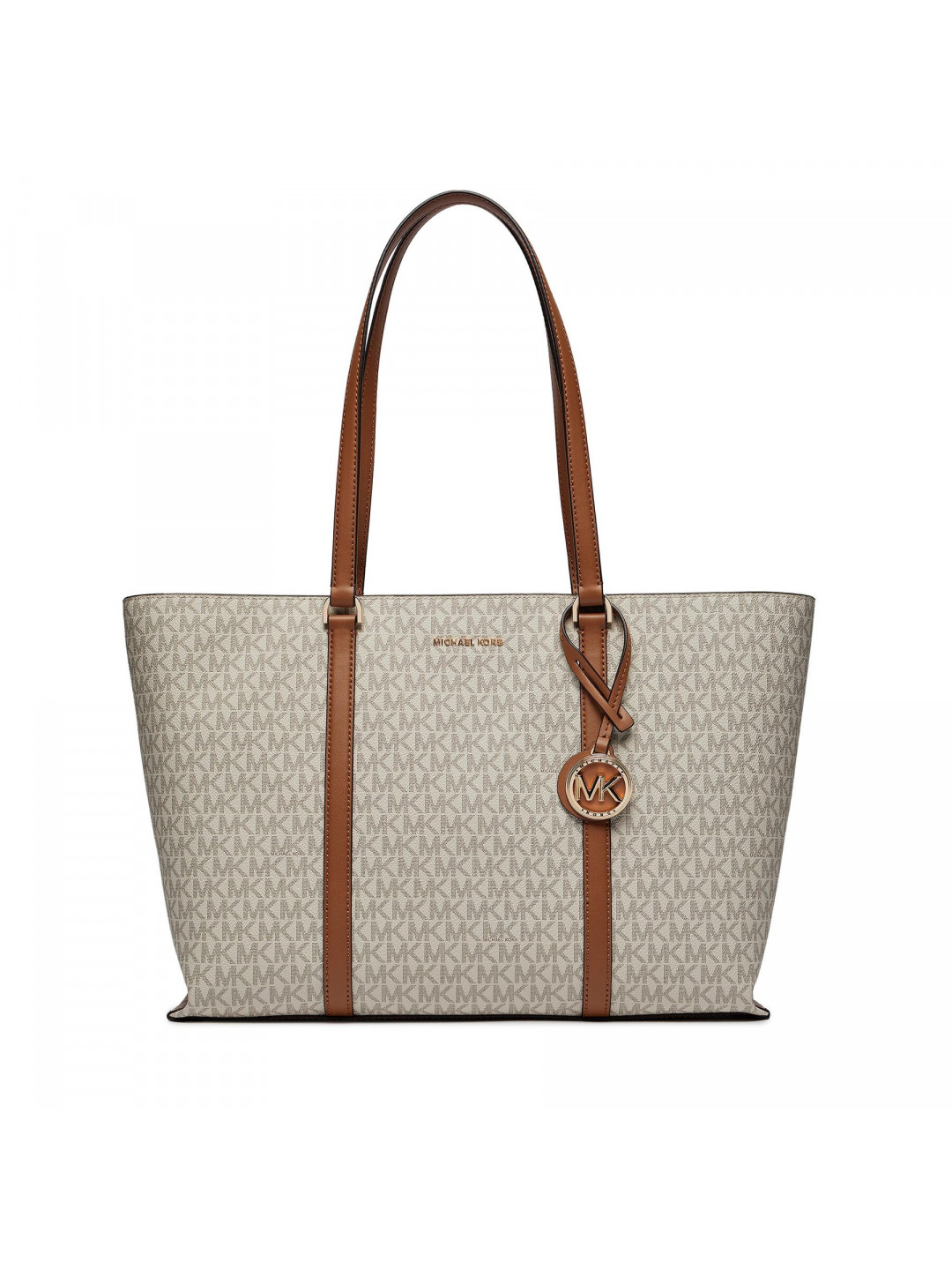 Kabelka MICHAEL Michael Kors Temple Tote 30R4G1LT3B Béžová