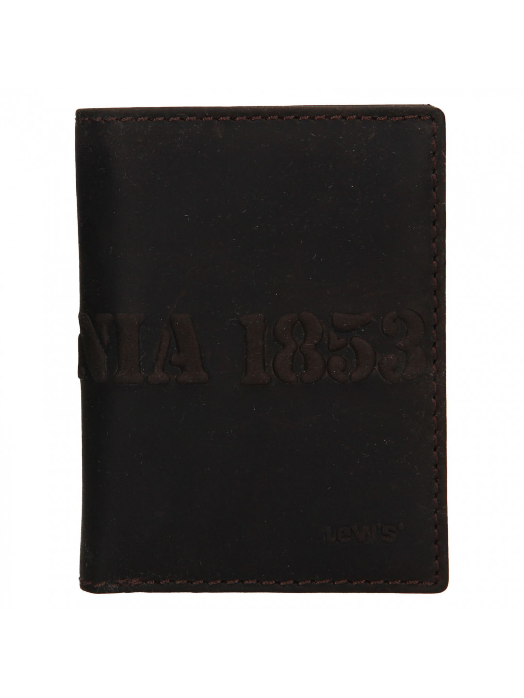 Pánská kožená peněženka Levis Liam – černá