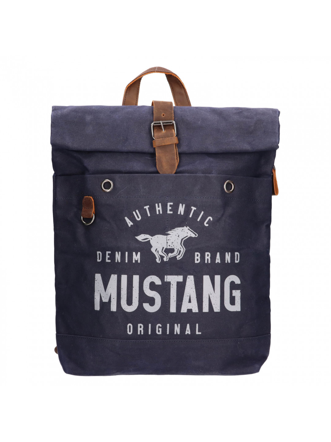 Velký trendy batoh Mustang Lindr – modrá