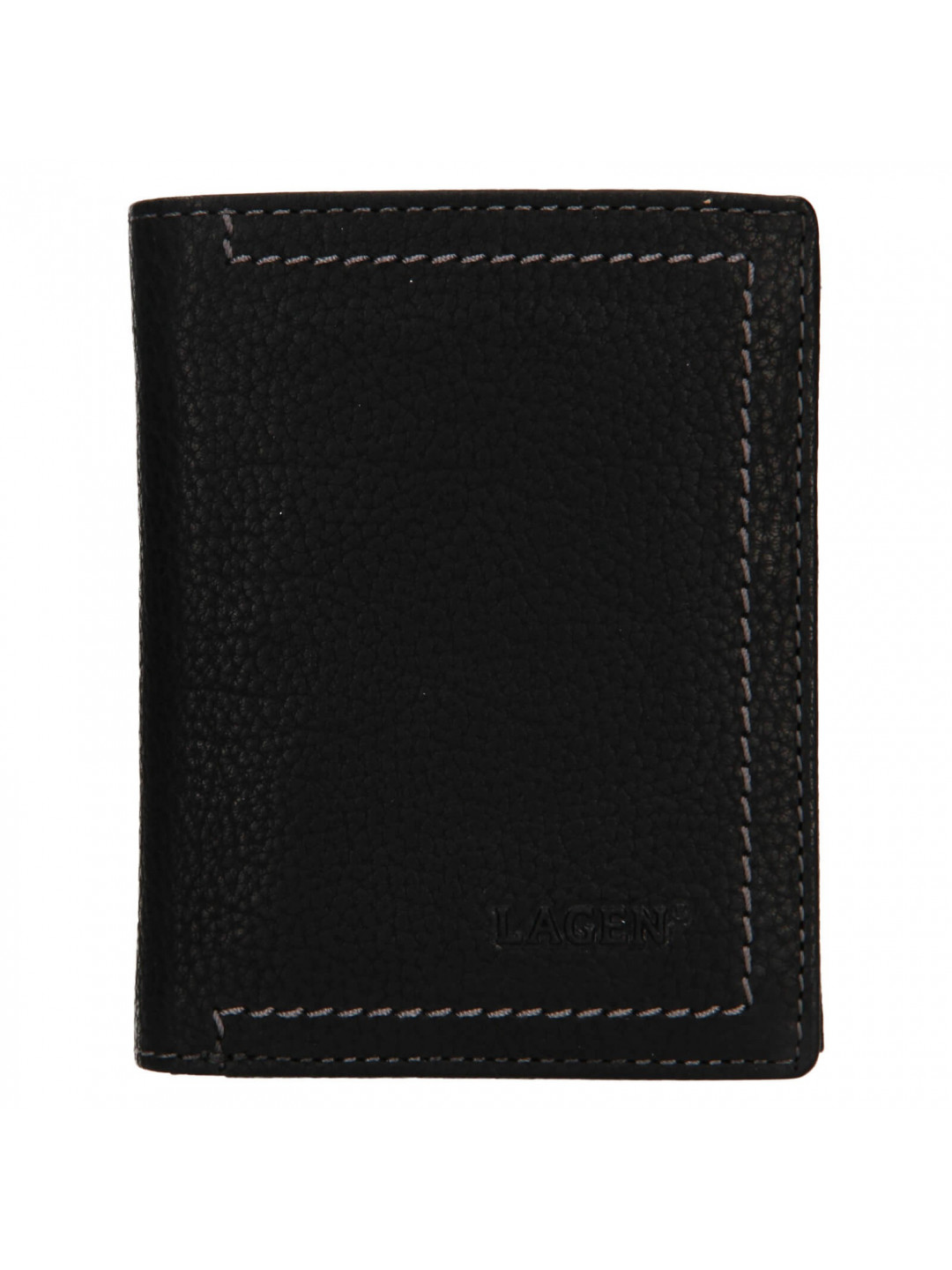 Pánská kožená peněženka Lagen Alister – černá