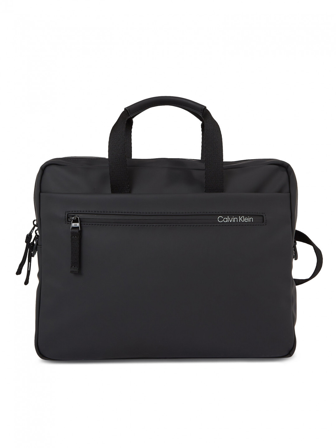 Calvin Klein Brašna na notebook Rubberized Slim Conv Laptop Bag K50K510796 Černá