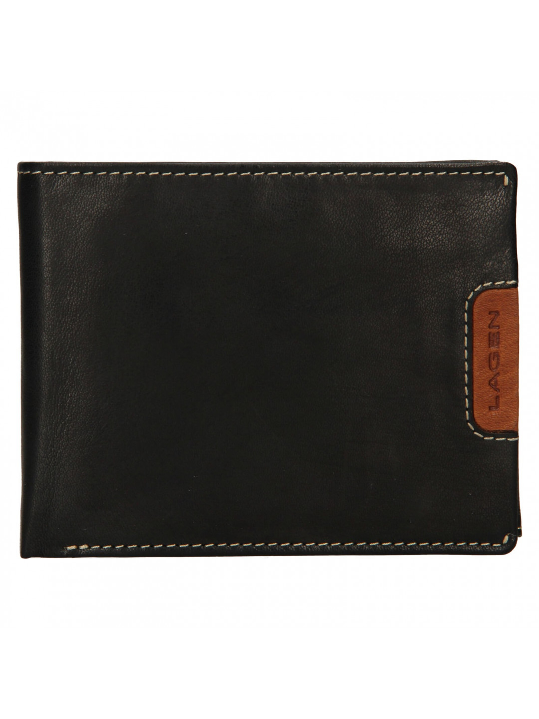 Pánská kožená peněženka Lagen Koudys – černá