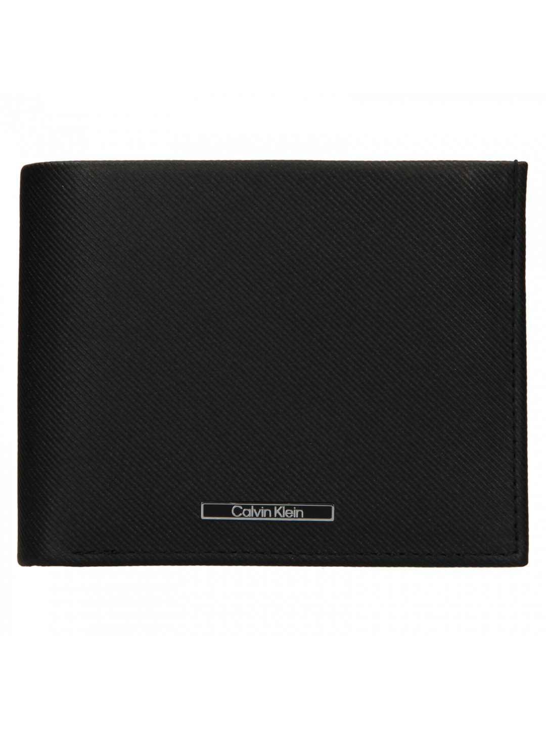Pánská kožená peněženka Calvin Klein Kryst – černá