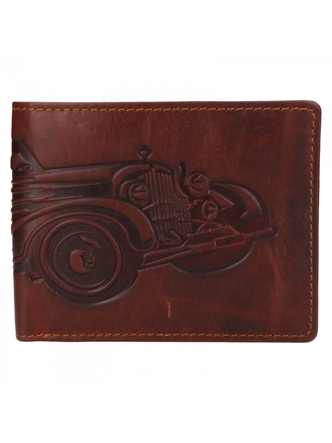 Pánská kožená peněženka Lagen Halvard – hnědá