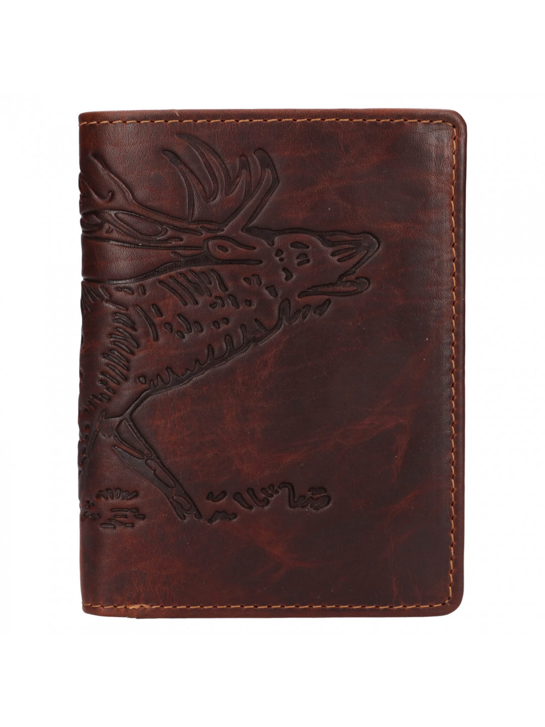 Pánská kožená peněženka Lagen Rikard – hnědá