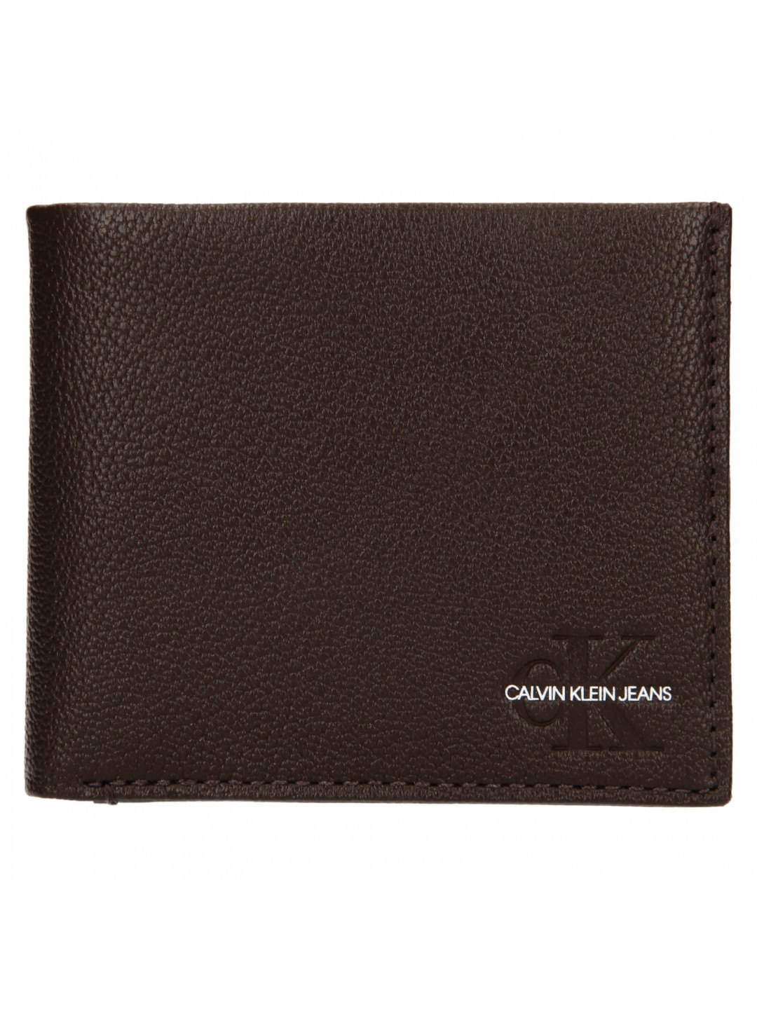 Pánská kožená peněženka Calvin Klein Seba – hnědá