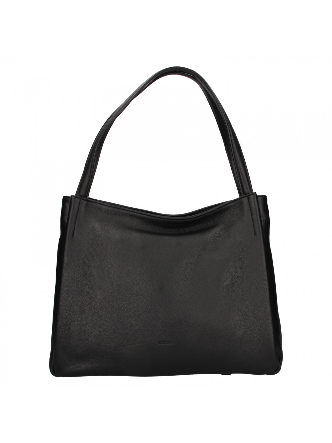 Elegantní dámská kožená kabelka Katana – černá